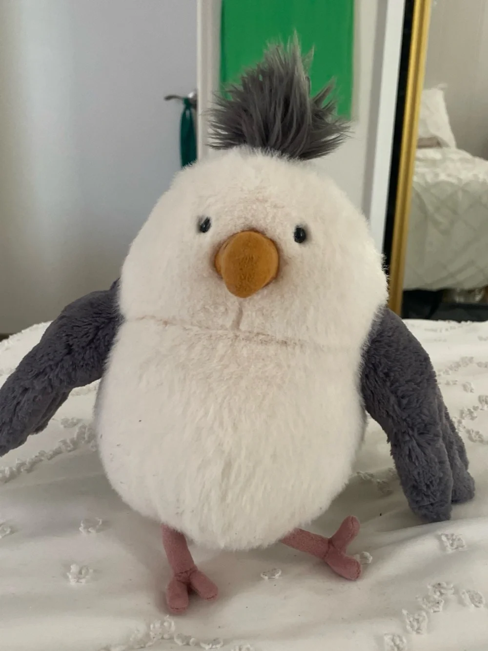 Jellycat White & Gray Chip the Seagull Plush